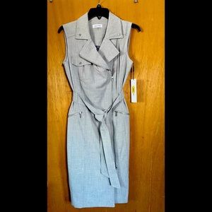 NWT Calvin Klein gray dress
